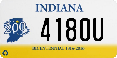 IN license plate 418OU