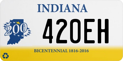 IN license plate 420EH