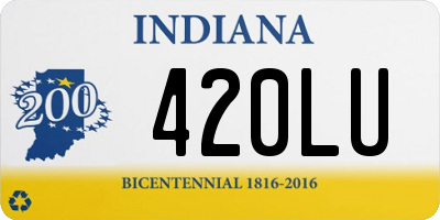 IN license plate 420LU