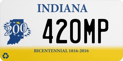 IN license plate 420MP