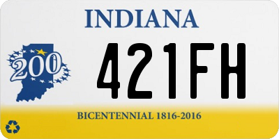 IN license plate 421FH