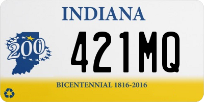 IN license plate 421MQ