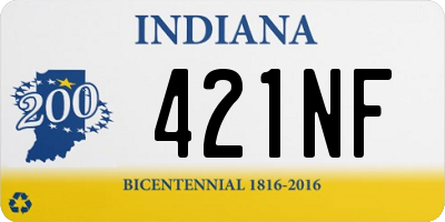 IN license plate 421NF