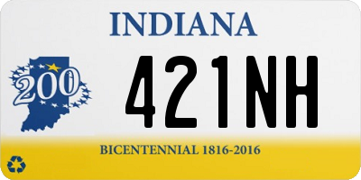 IN license plate 421NH