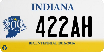 IN license plate 422AH