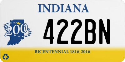 IN license plate 422BN