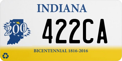 IN license plate 422CA