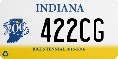 IN license plate 422CG