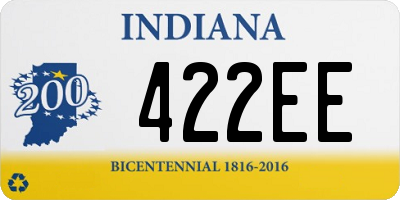 IN license plate 422EE