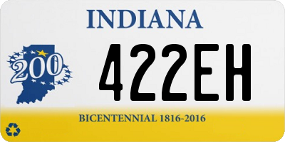 IN license plate 422EH