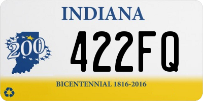 IN license plate 422FQ