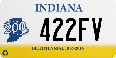 IN license plate 422FV