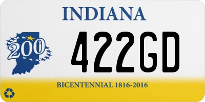 IN license plate 422GD