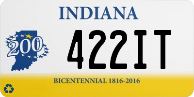 IN license plate 422IT