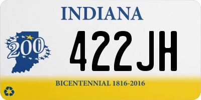 IN license plate 422JH