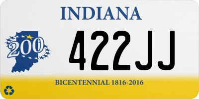 IN license plate 422JJ