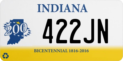 IN license plate 422JN