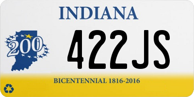 IN license plate 422JS