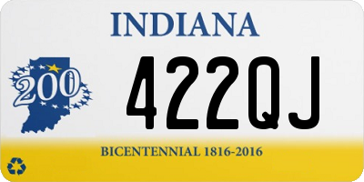 IN license plate 422QJ