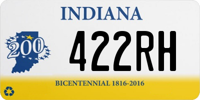 IN license plate 422RH