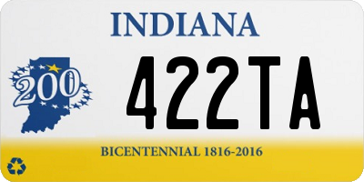 IN license plate 422TA