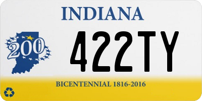 IN license plate 422TY