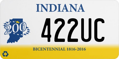 IN license plate 422UC