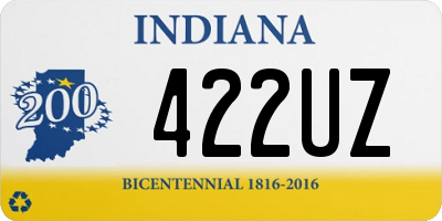 IN license plate 422UZ