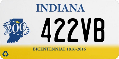 IN license plate 422VB