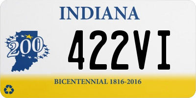 IN license plate 422VI