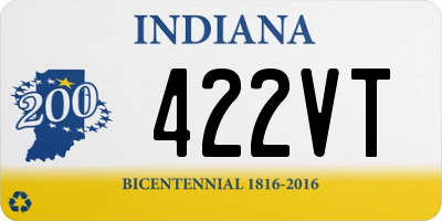 IN license plate 422VT