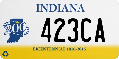 IN license plate 423CA