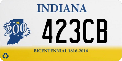 IN license plate 423CB