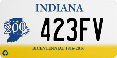 IN license plate 423FV