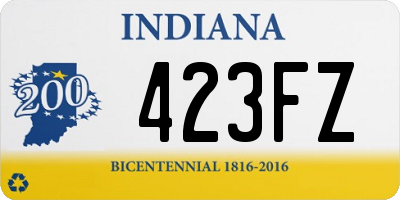 IN license plate 423FZ