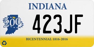 IN license plate 423JF