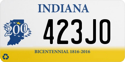 IN license plate 423JO