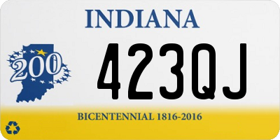 IN license plate 423QJ