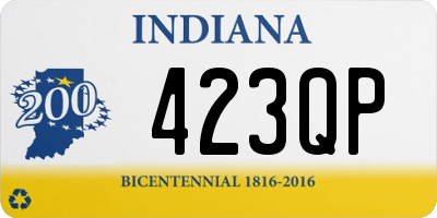 IN license plate 423QP