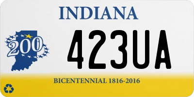 IN license plate 423UA