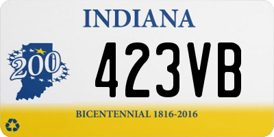 IN license plate 423VB