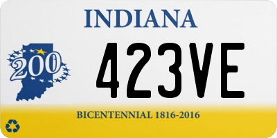 IN license plate 423VE