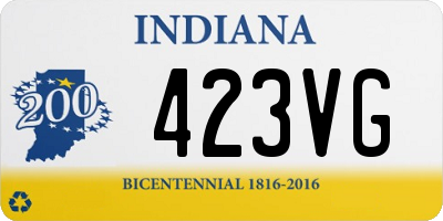 IN license plate 423VG