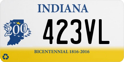 IN license plate 423VL