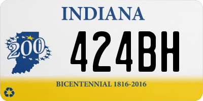 IN license plate 424BH