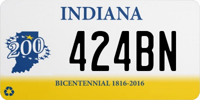 IN license plate 424BN