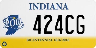 IN license plate 424CG