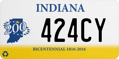 IN license plate 424CY