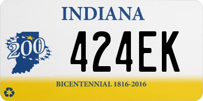 IN license plate 424EK