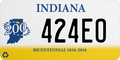 IN license plate 424EO